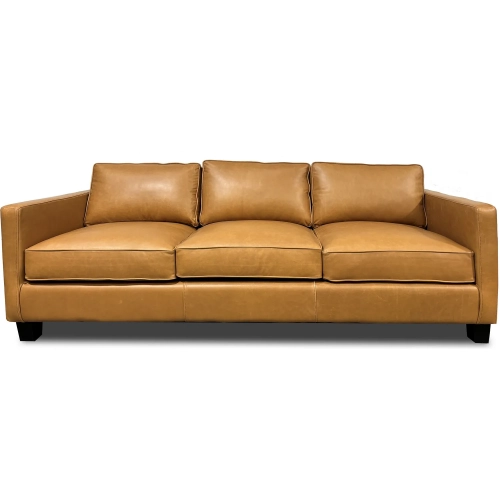 4040 Queen Sleeper Sofa in Chestnut Top Grain Leather